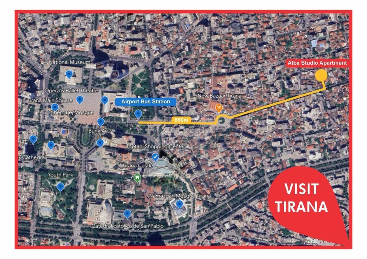 Alba Studio Apartment Tiranë Ngoại thất bức ảnh